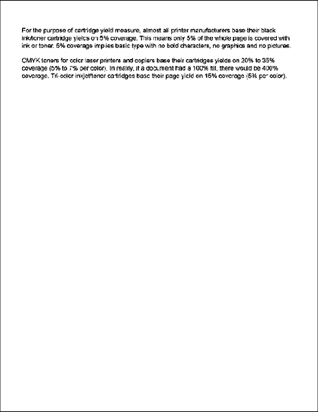 What 5 Percent Coverage Page Looks Like